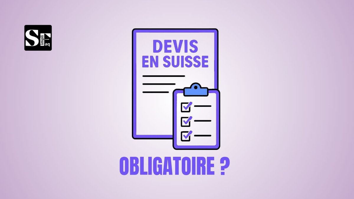 Faut-il créer un devis avant une facture en Suisse ?